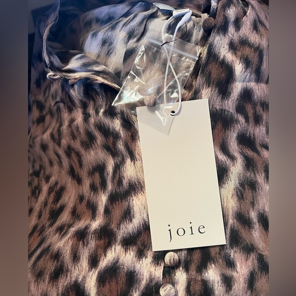 joie Tariana Light Taupe Blouse Sz L (10) - Picture 8 of 11